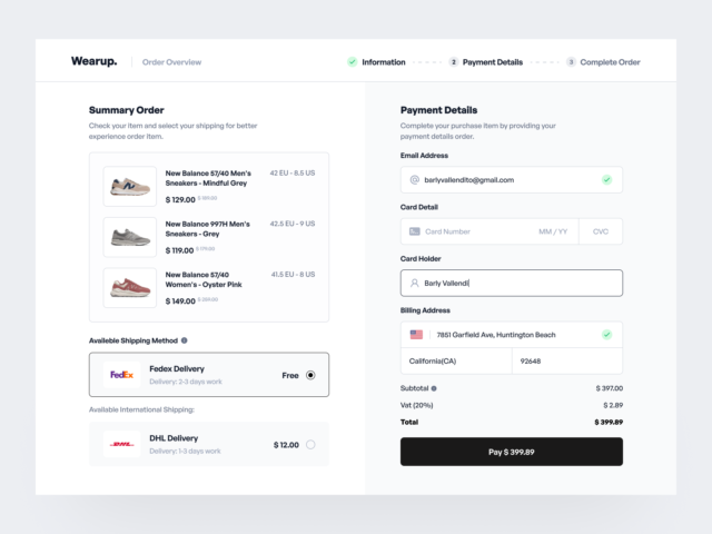 WooCommerce plugin:  Advanced Checkout Page