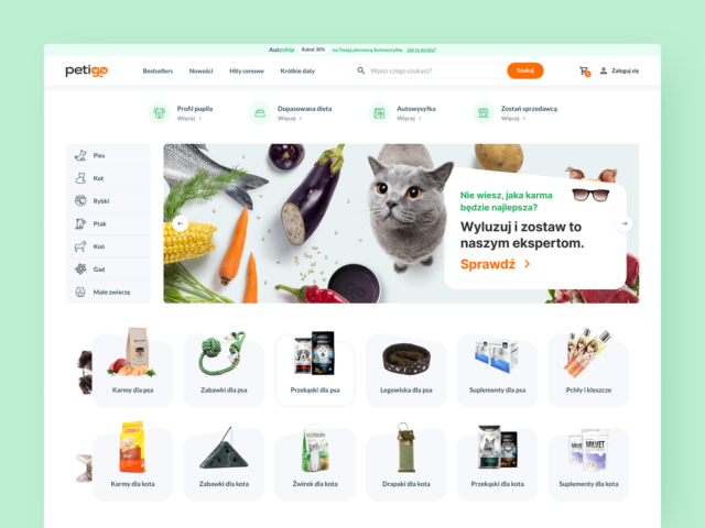 WordPress theme: Shop for Pets 02